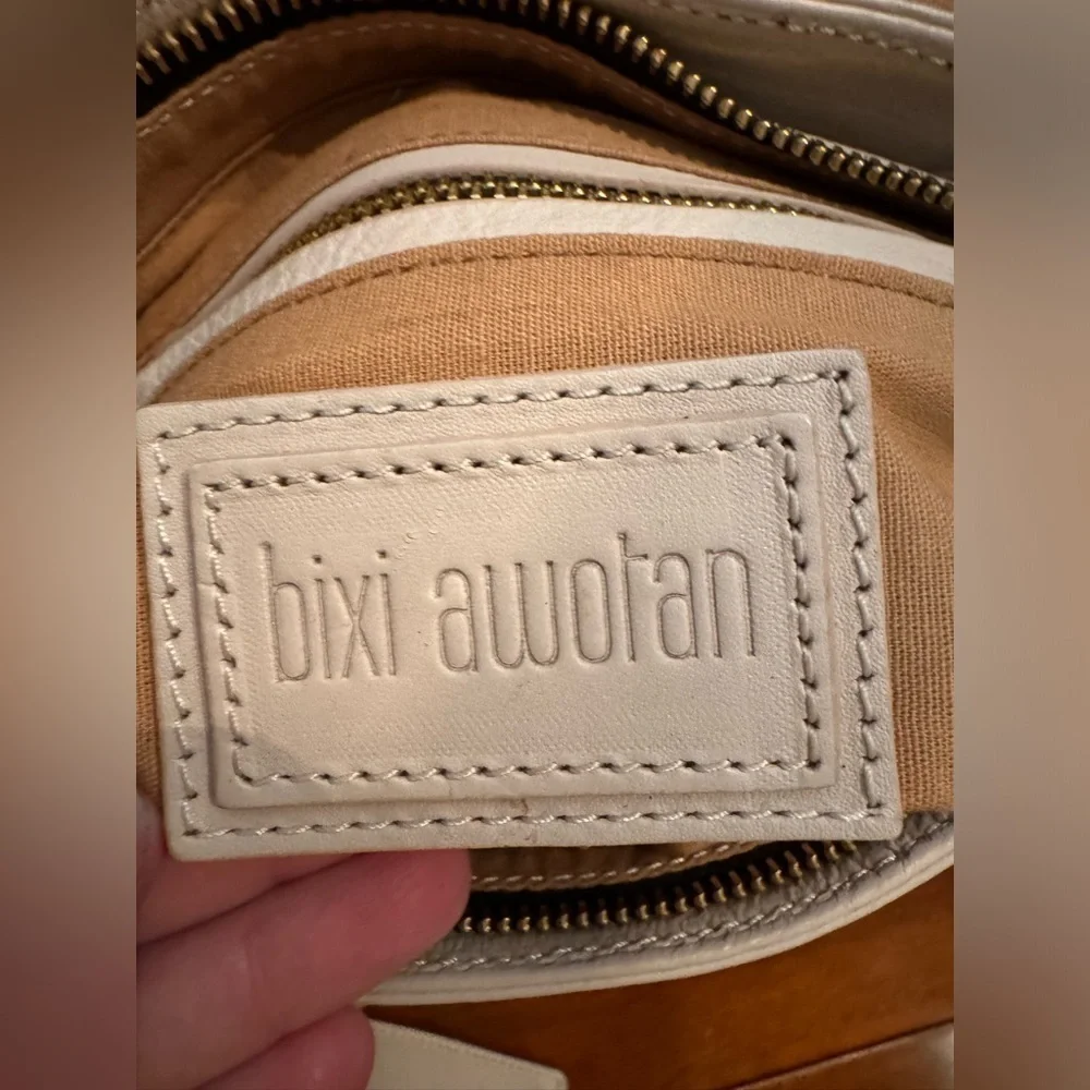 The "Anything you want it to be" Bixi Awotan Bag bone studded leather crossbody - Picture 10 of 16